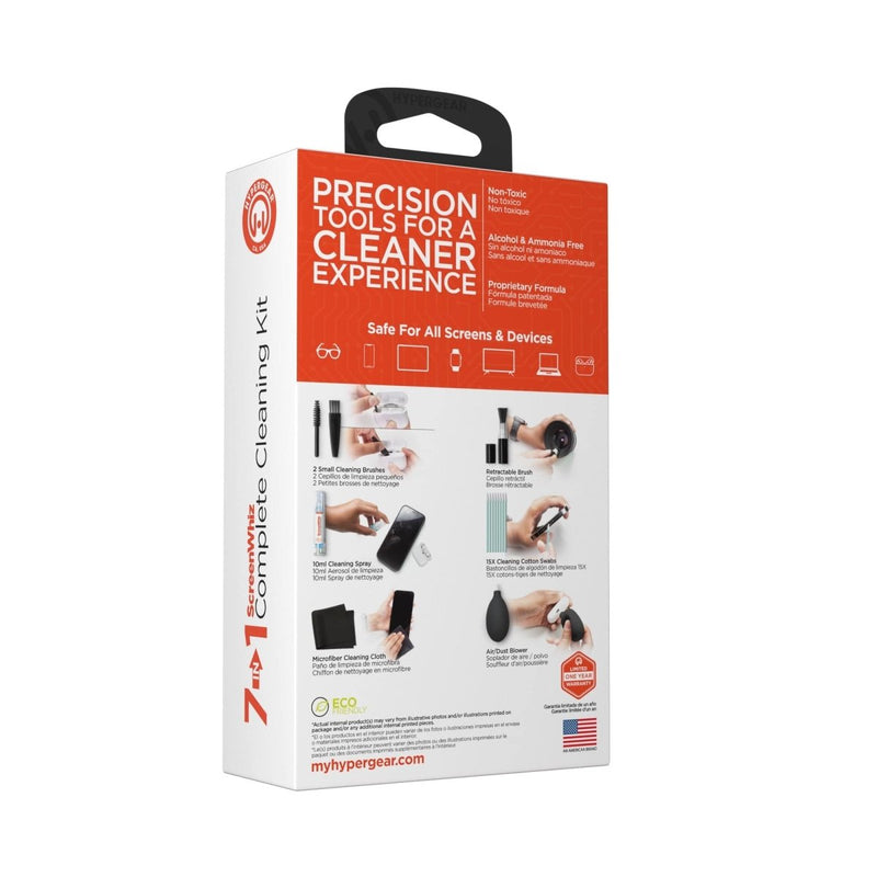 HyperGear ScreenWhiz 7 - in - 1 Complete Tech Cleaning Kit - Nordavory