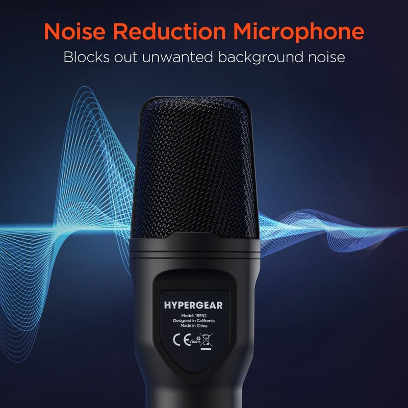 HyperGear Sound Advantage Pro-Audio Hi-Def Condenser Microphone Audio & Video nordavory