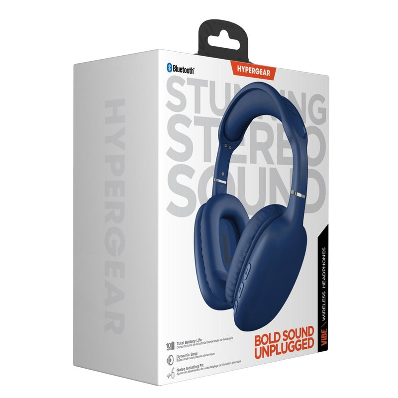HyperGear VIBE Wireless Bluetooth Headphones w Extended Battery Life - Nordavory