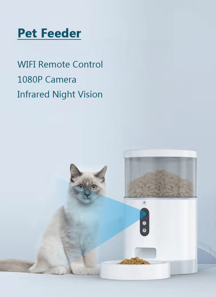 Intelligent Pet Companion: Automatic Feeder & Water Dispenser - Nordavory