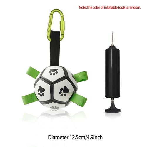 Interactive Dog Football Toy Soccer Ball Inflated Training Toy For - Nordavory