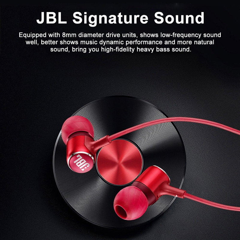 JBL LIVE100 3.5mm Wired Earphones Stereo Sound Line Control Audio & Video nordavory