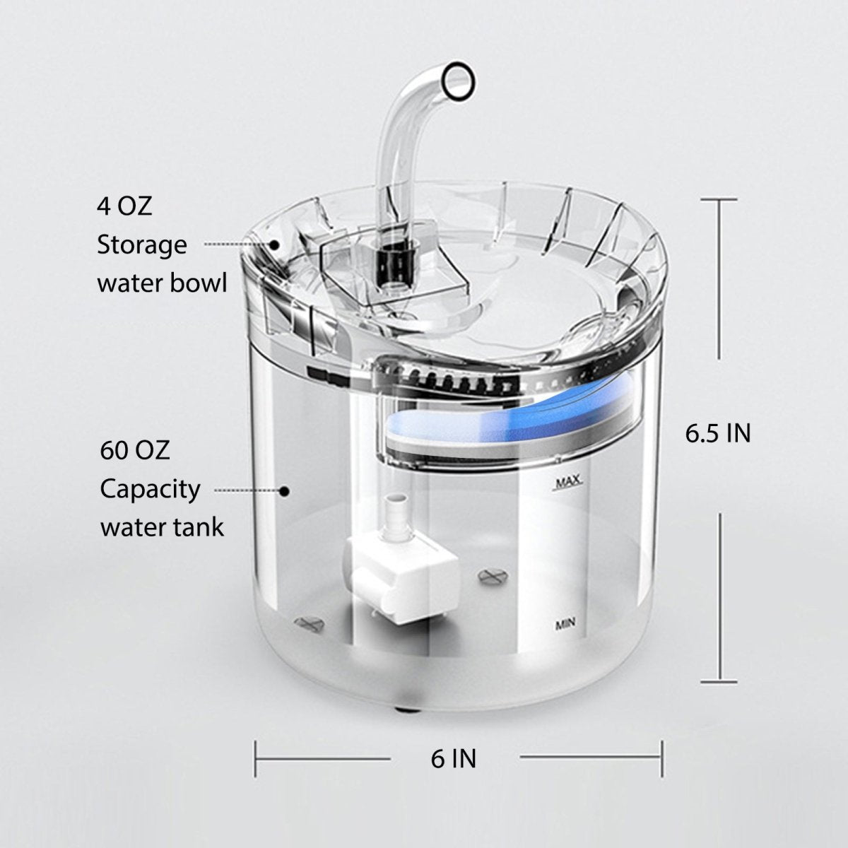 Large Capacity Pet Water Fountain - Nordavory