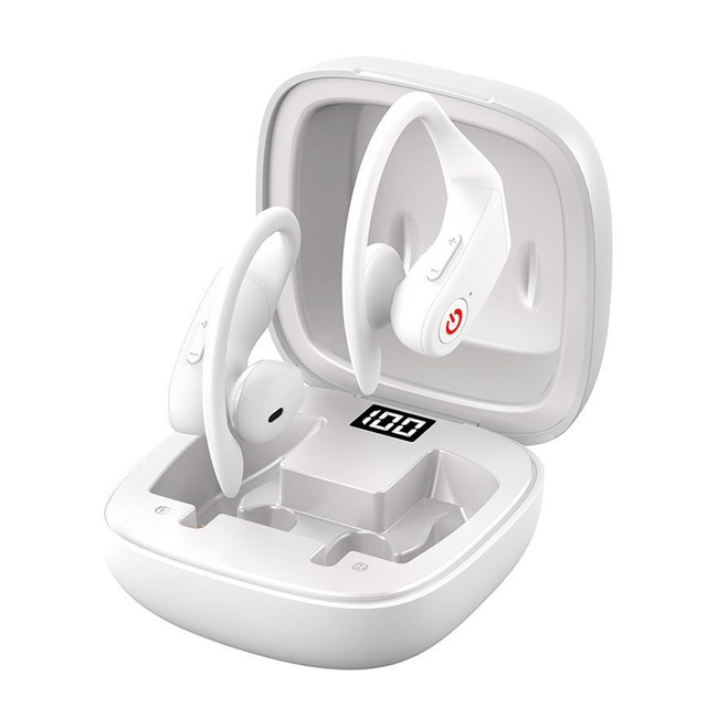 Led Display Wireless Headphones TWS Stereo Earbuds Tech Accessories nordavory