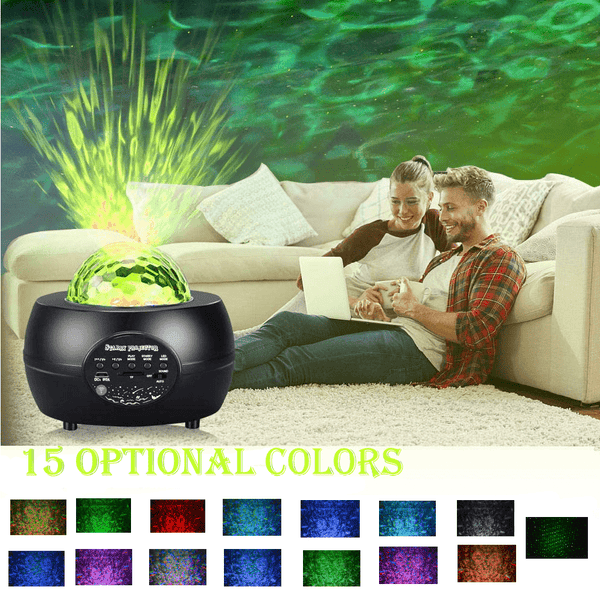 LED Night Light Starry Sky Projector with Bluetooth Wireless Speaker Lighting nordavory