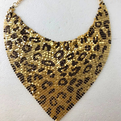 Leopard Necklace and Earrings Jewelry Set-Nordavory