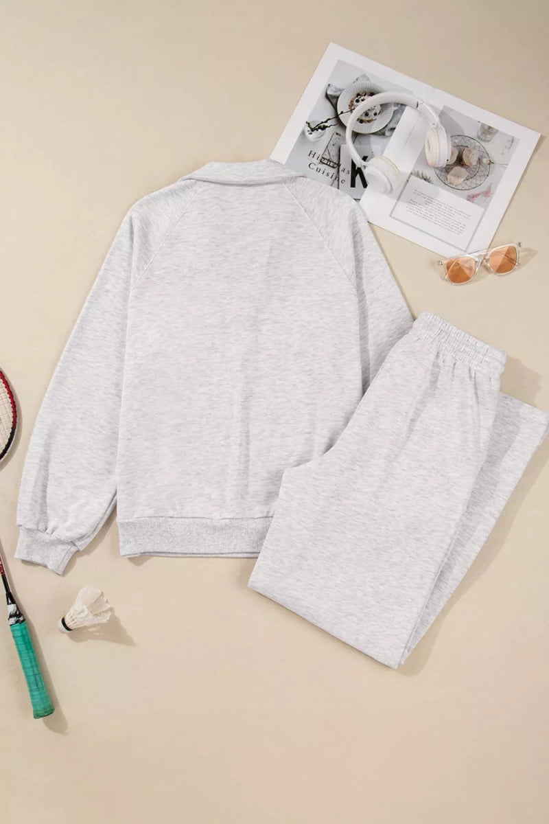Long Sleeve Sweatshirt and Pants Set-Nordavory