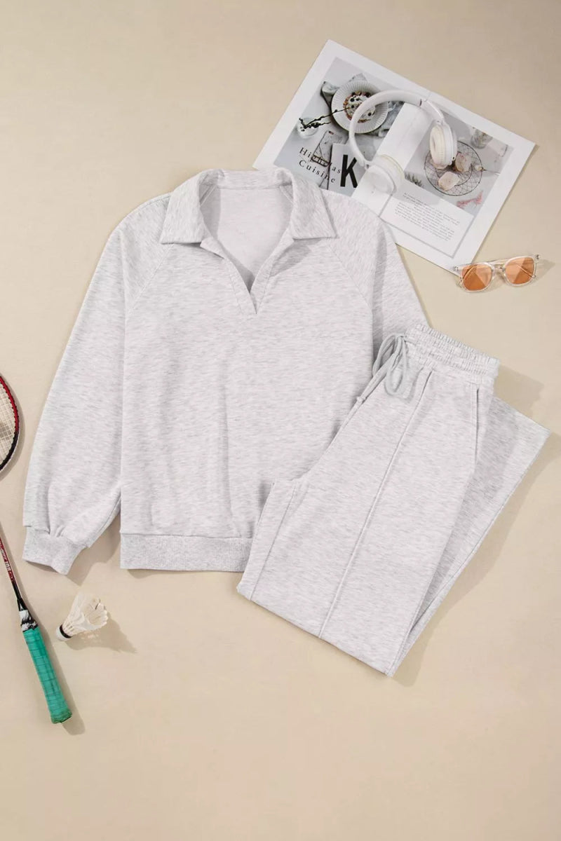 Long Sleeve Sweatshirt and Pants Set-Nordavory