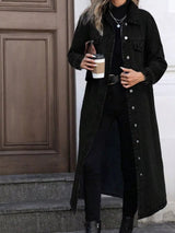 Longline Button - Front Denim Jacket - Nordavory