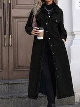 Longline Button - Front Denim Jacket - Nordavory