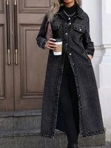 Longline Button - Front Denim Jacket - Nordavory