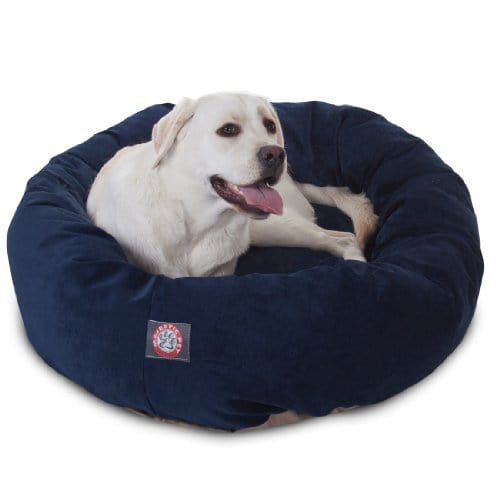 MajesticPet 788995526599 40 in. Villa Donut Pet Bed, Navy - Nordavory