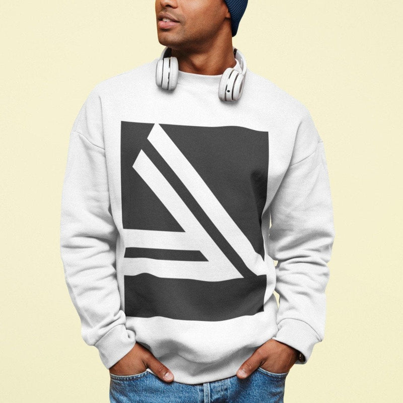 Men's Double Slanted Logo Crewneck Sweatshirt - Nordavory