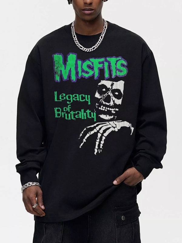 Men's Graphic Long Sleeve Sweatshirt - Nordavory