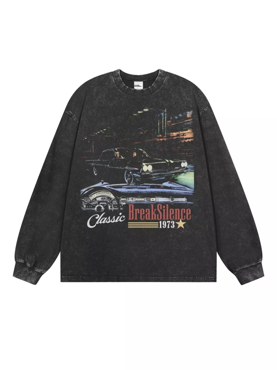 Men's Graphic Long Sleeve Sweatshirt - Nordavory