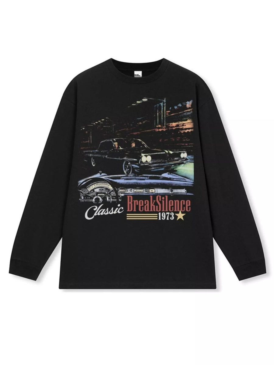 Men's Graphic Long Sleeve Sweatshirt - Nordavory