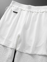 Men's Plus Size Button Up Short Sleeve Top and Pants Set - Nordavory