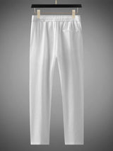 Men's Plus Size Button Up Short Sleeve Top and Pants Set - Nordavory