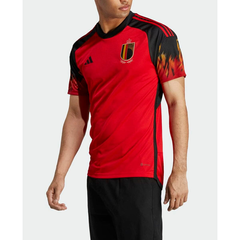 Men's Short - sleeved Football Shirt Adidas Belgium 22 - Nordavory