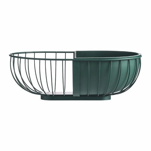 Metal Hollowed Out Fruit Vegetable Snack Tray Bowl Basket - Nordavory