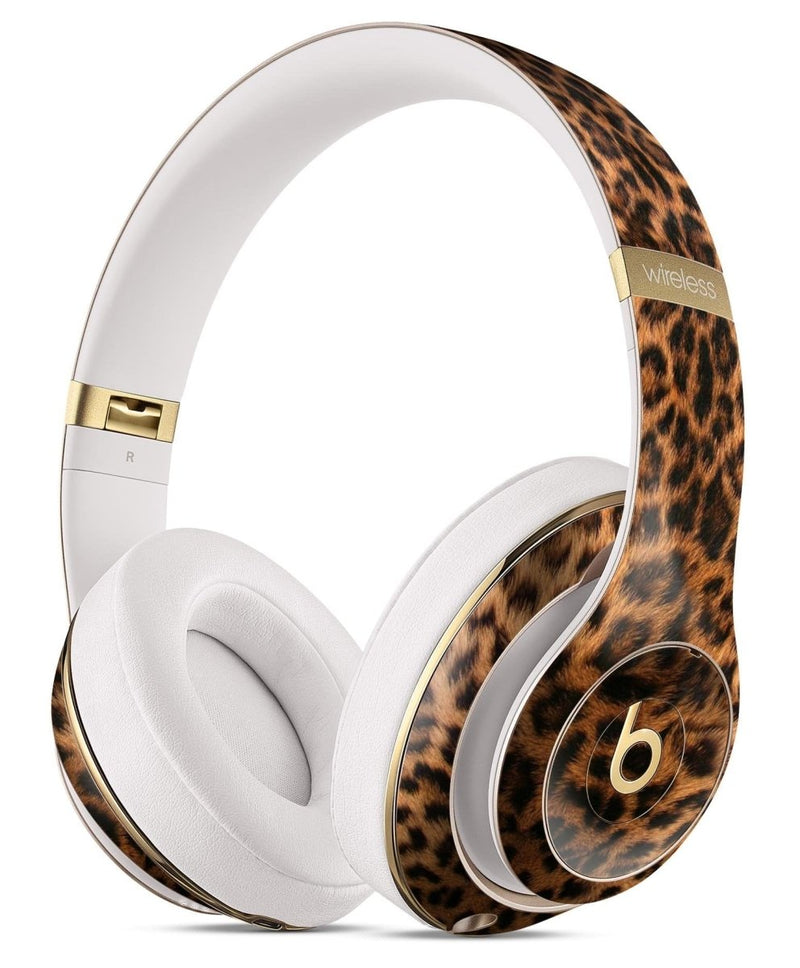 Mirrored Leopard Hide - Full Body Skin Decal Wrap Kit for Beats by Dre - Nordavory