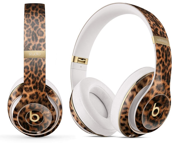 Mirrored Leopard Hide - Full Body Skin Decal Wrap Kit for Beats by Dre - Nordavory