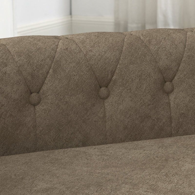 Modern Linen Fabric Elevated Pet Bed Sofa for Small and Medium Dogs - Nordavory