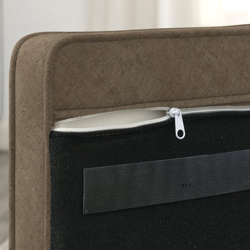 Modern Linen Fabric Elevated Pet Bed Sofa for Small and Medium Dogs - Nordavory