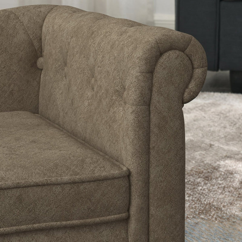 Modern Linen Fabric Elevated Pet Bed Sofa for Small and Medium Dogs - Nordavory