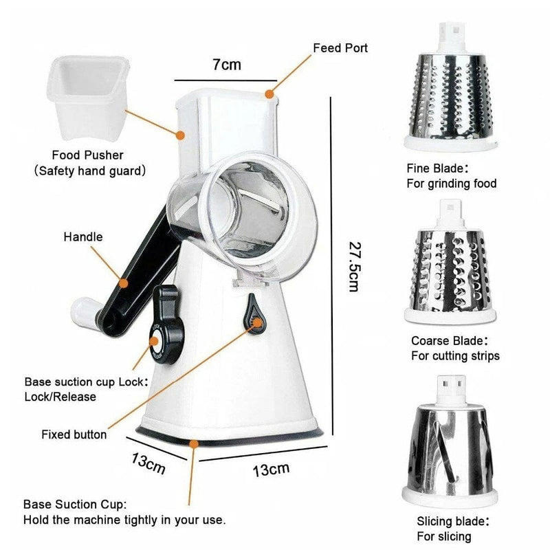 Multi-functional Stainless Steel Kitchen Slicer Grater Kit Kitchen nordavory