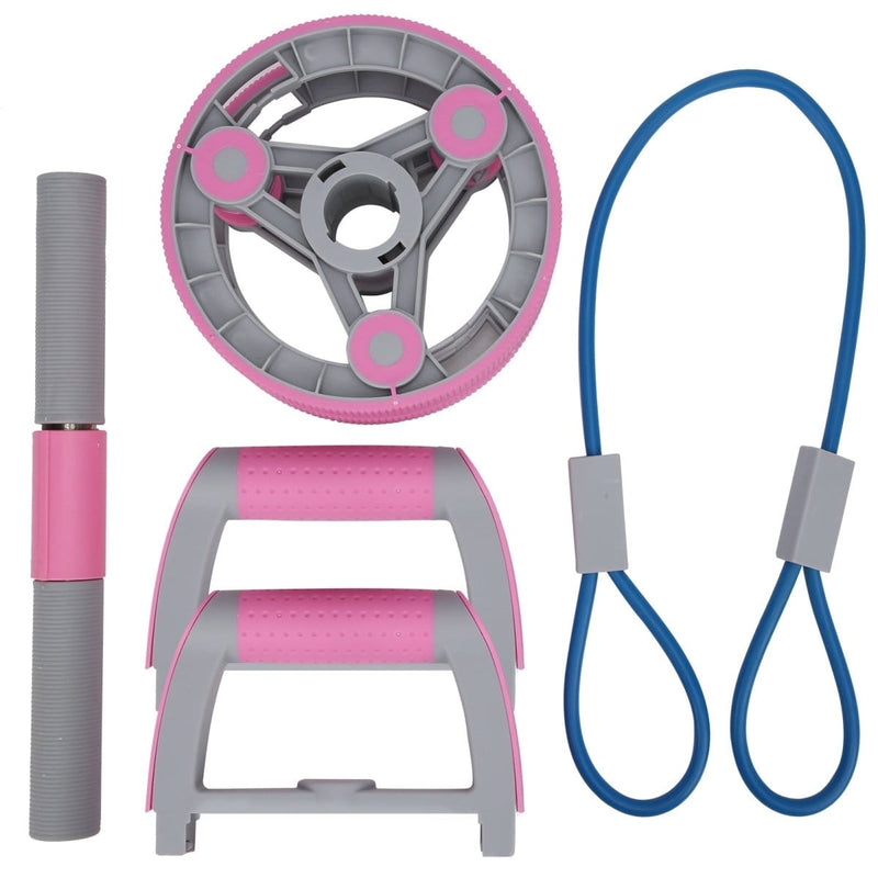 Multifunctional Abdominal Wheel Pull Strap Gym Fitness Training Set Equipment & Accessories nordavory