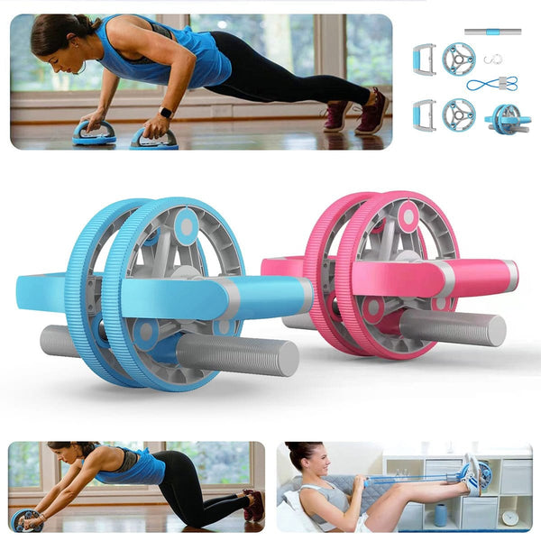 Multifunctional Abdominal Wheel Pull Strap Gym Fitness Training Set Equipment & Accessories nordavory