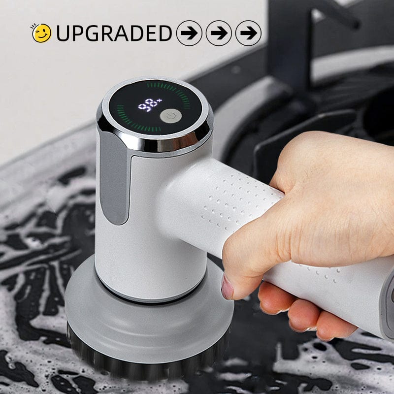 Multifunctional Smart Display Electric Cleaning Brush Wireless Kitchen - Nordavory