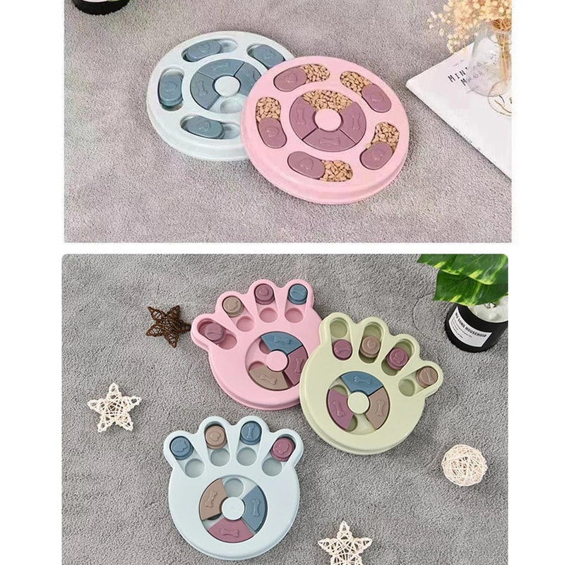 New Interactive Toy IQ Training Pets Slow Feeder Bowl Puzzle Eating - Nordavory