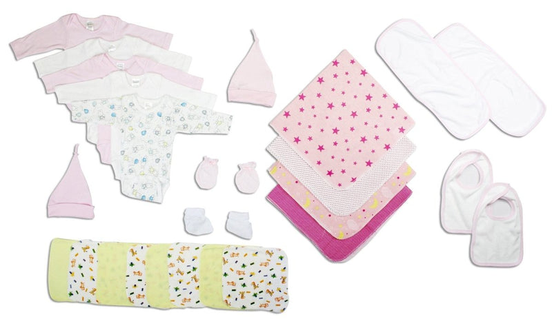Newborn Baby Girls 17 Pc Layette Baby Shower Gift - Nordavory