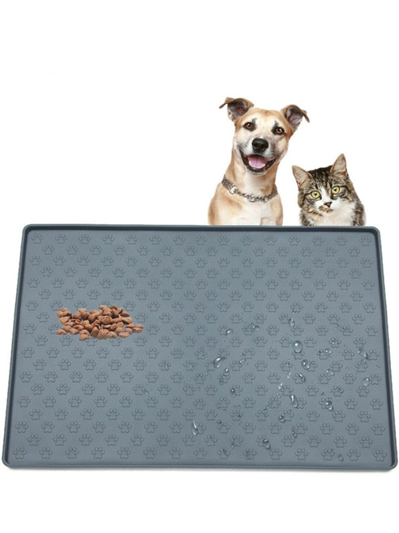 Non-Slip Waterproof Pet Food Mat Silicone Pet Food Drinking Mat Pets nordavory