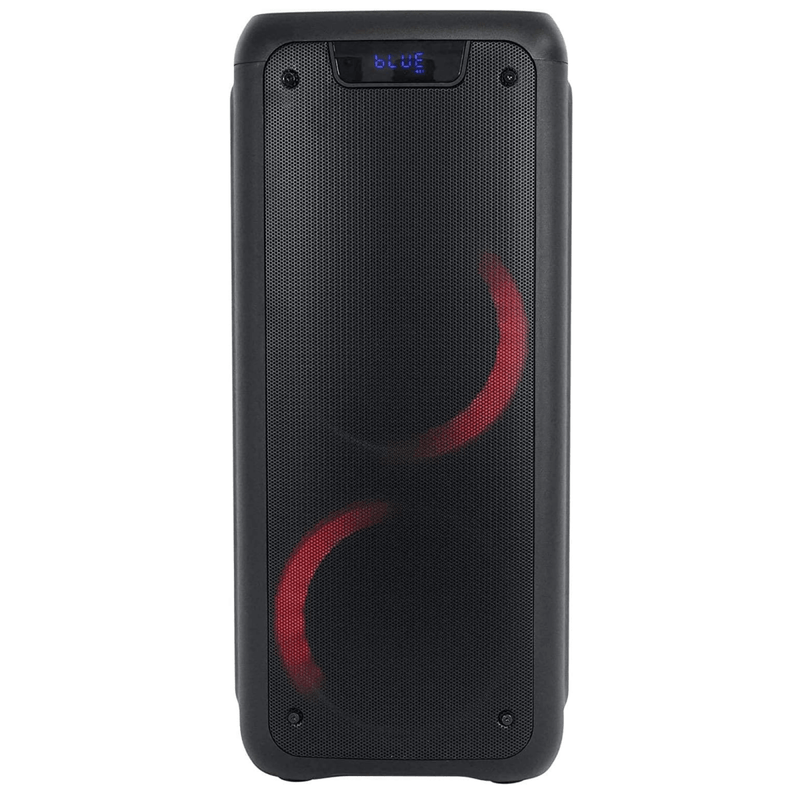 Norcent Dual 6.5" Portable Party Bluetooth Speaker with Flashing LED - Nordavory