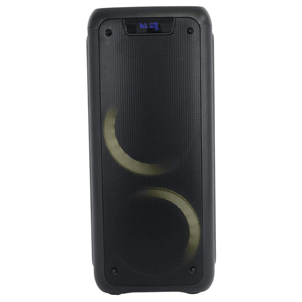 Norcent Dual 6.5" Portable Party Bluetooth Speaker with Flashing LED - Nordavory
