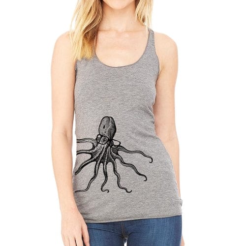 Octopus spectacles racerback tank top - Nordavory