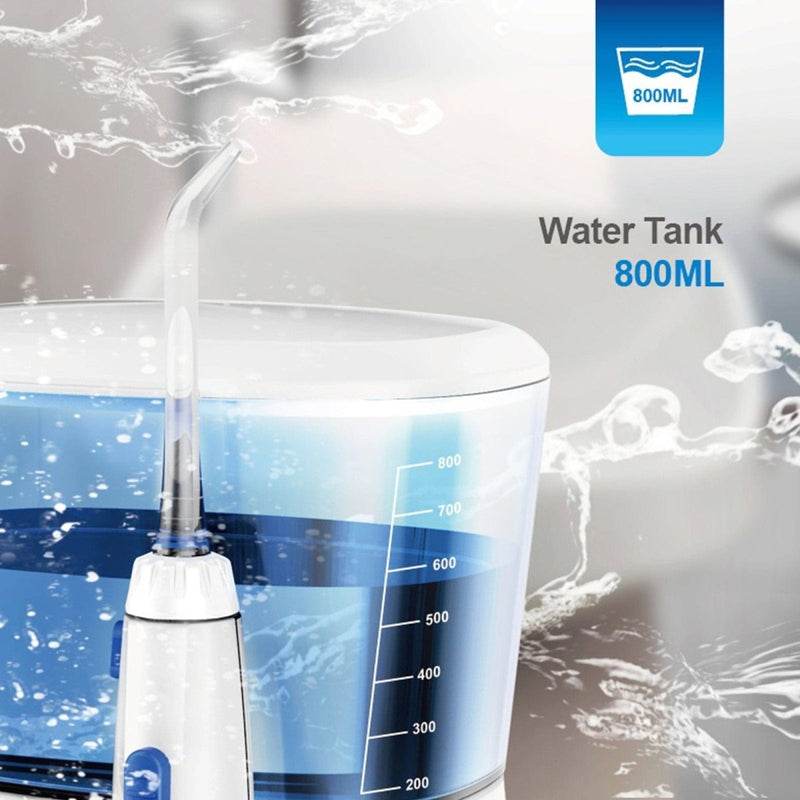 Oral Irrigator Teeth Water Flosser Waterproof 800ml Volume Reservoir - Nordavory