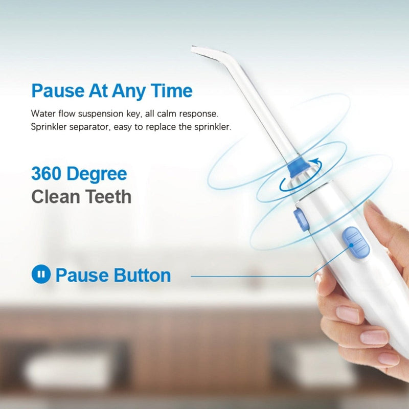 Oral Irrigator Teeth Water Flosser Waterproof 800ml Volume Reservoir - Nordavory
