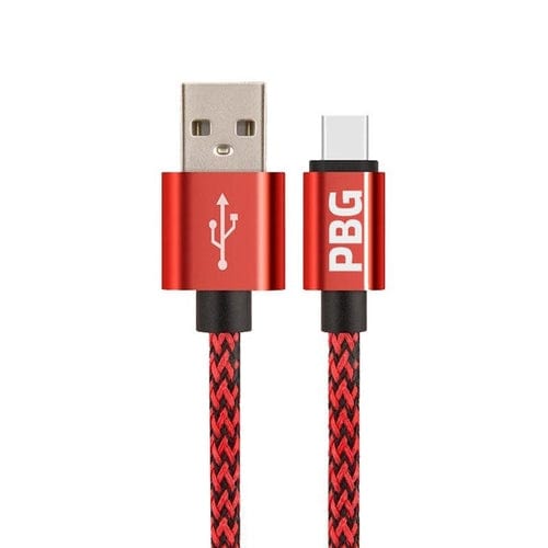 PBG 10FT Nylon Woven Zebra Pattern Fast Charging Cable for iPhone and - Nordavory