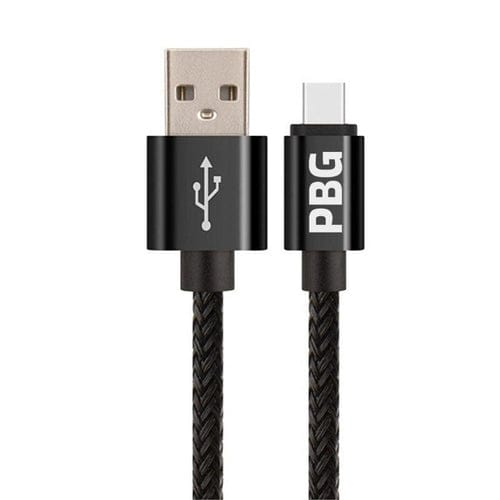 PBG 10FT Nylon Woven Zebra Pattern Fast Charging Cable for iPhone and - Nordavory