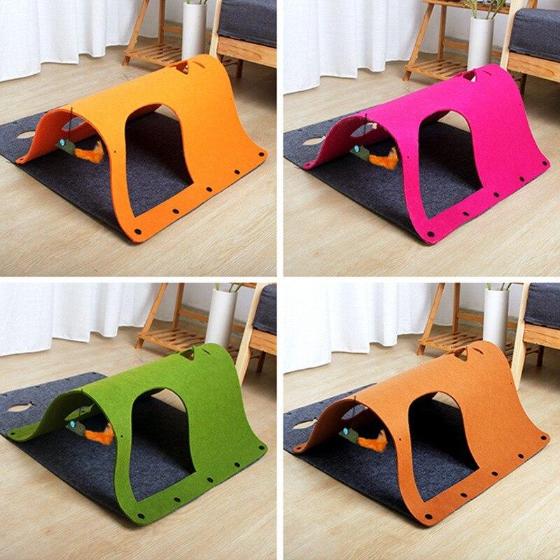 Pet Cat Tunnel Toys DIY Combination Pet Cat Kitty Training Interactive - Nordavory