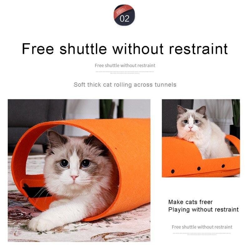 Pet Cat Tunnel Toys DIY Combination Pet Cat Kitty Training Interactive - Nordavory