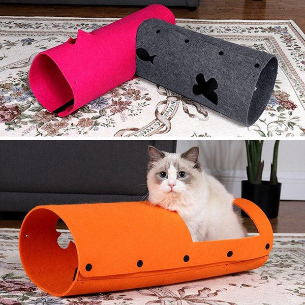 Pet Cat Tunnel Toys DIY Combination Pet Cat Kitty Training Interactive - Nordavory