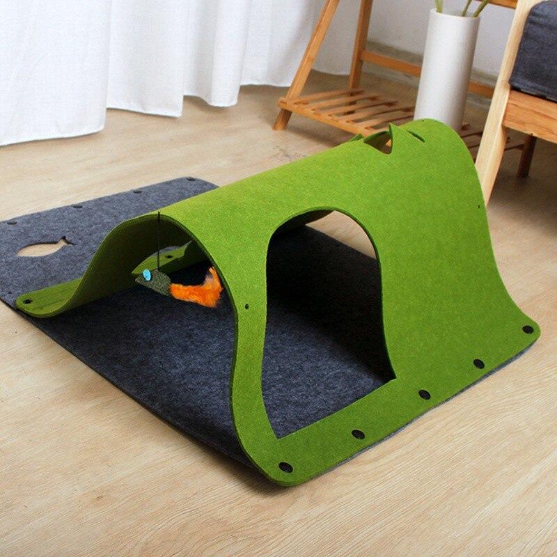 Pet Cat Tunnel Toys DIY Combination Pet Cat Kitty Training Interactive - Nordavory