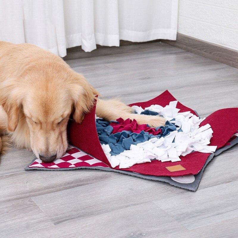Pet Dog Sniffing Mat Pets Funny Play Toys Find Food Training Blanket - Nordavory