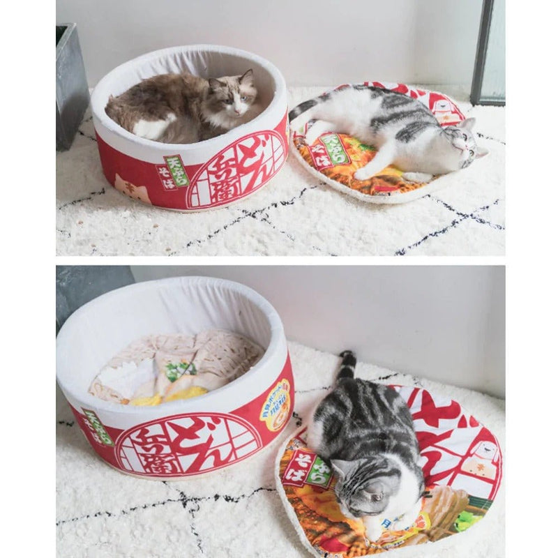 Pet Ramen Cushion Bed Beds & Blankets nordavory