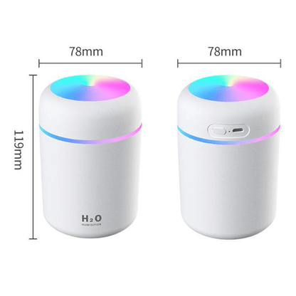 Portable Air Humidifier Aroma Essential Oil Diffuser for Car Home - Nordavory